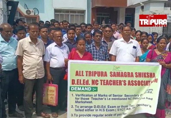 SSA teachers Demand Regular Pay Scale, Regularization, Equal benefits for NC Teachers : Deputation Placed to Project Director with 6 Demands SSA teachers Demand Regular Pay Scale, Regularization, Equal benefits for NC Teachers : Deputation Placed to Project Director with 6 Demands